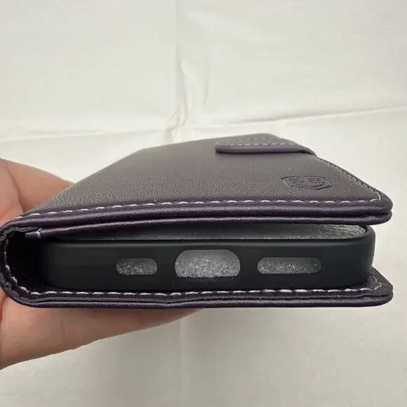 Compatible with Iphone 16E Wallet Case with RFID Blocking Credit Card Holder, PU - Picture 11 of 15